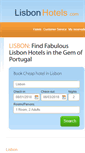 Mobile Screenshot of lisbonhotels.com